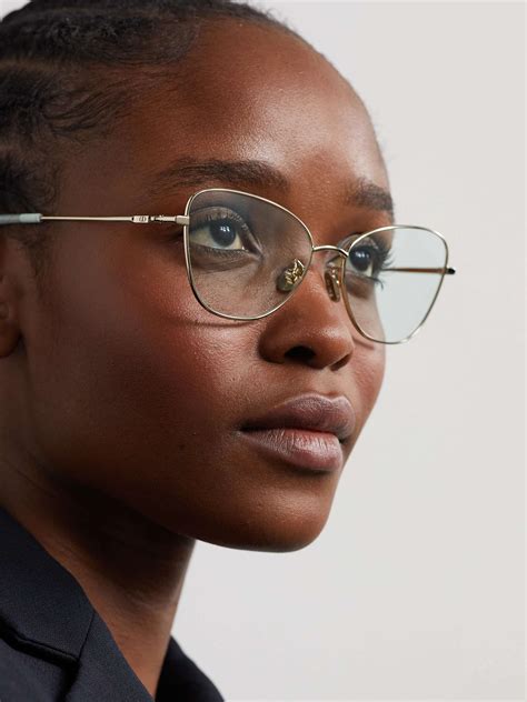 dior cat eye optical glasses.